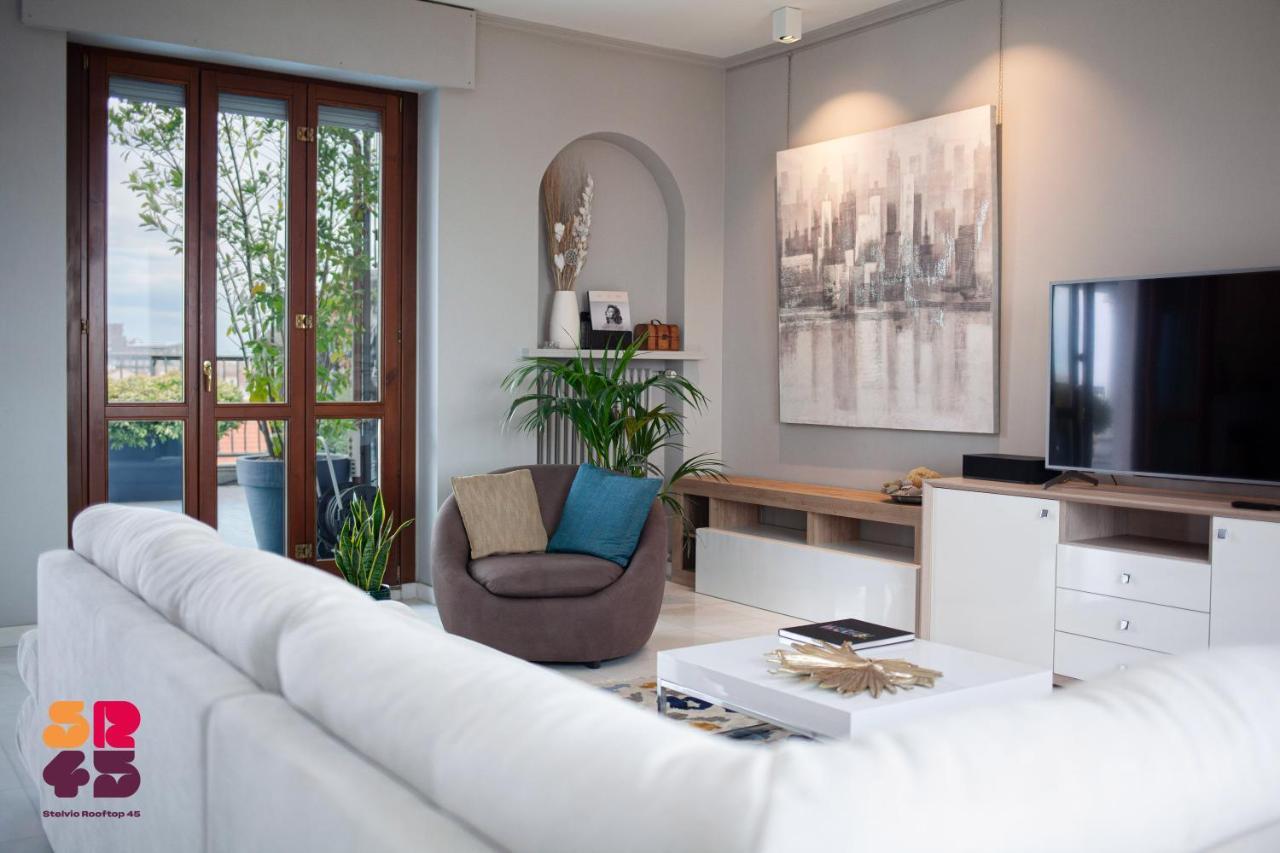 Stelvio Rooftop - Penthouse Skyline With Terrace And Jacuzzi Milano Eksteriør billede