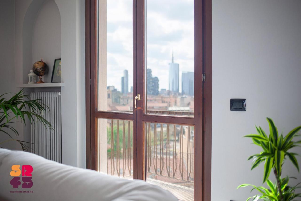 Stelvio Rooftop - Penthouse Skyline With Terrace And Jacuzzi Milano Eksteriør billede