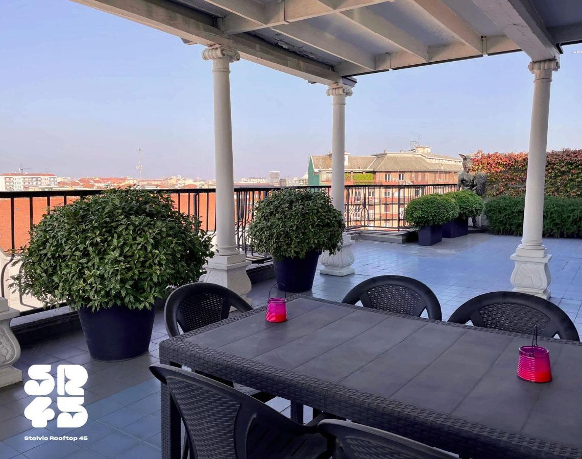 Stelvio Rooftop - Penthouse Skyline With Terrace And Jacuzzi Milano Eksteriør billede