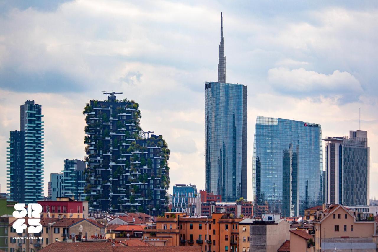 Stelvio Rooftop - Penthouse Skyline With Terrace And Jacuzzi Milano Eksteriør billede