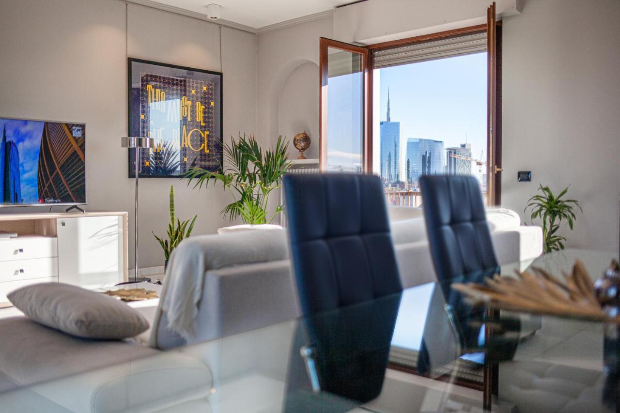 Stelvio Rooftop - Penthouse Skyline With Terrace And Jacuzzi Milano Eksteriør billede